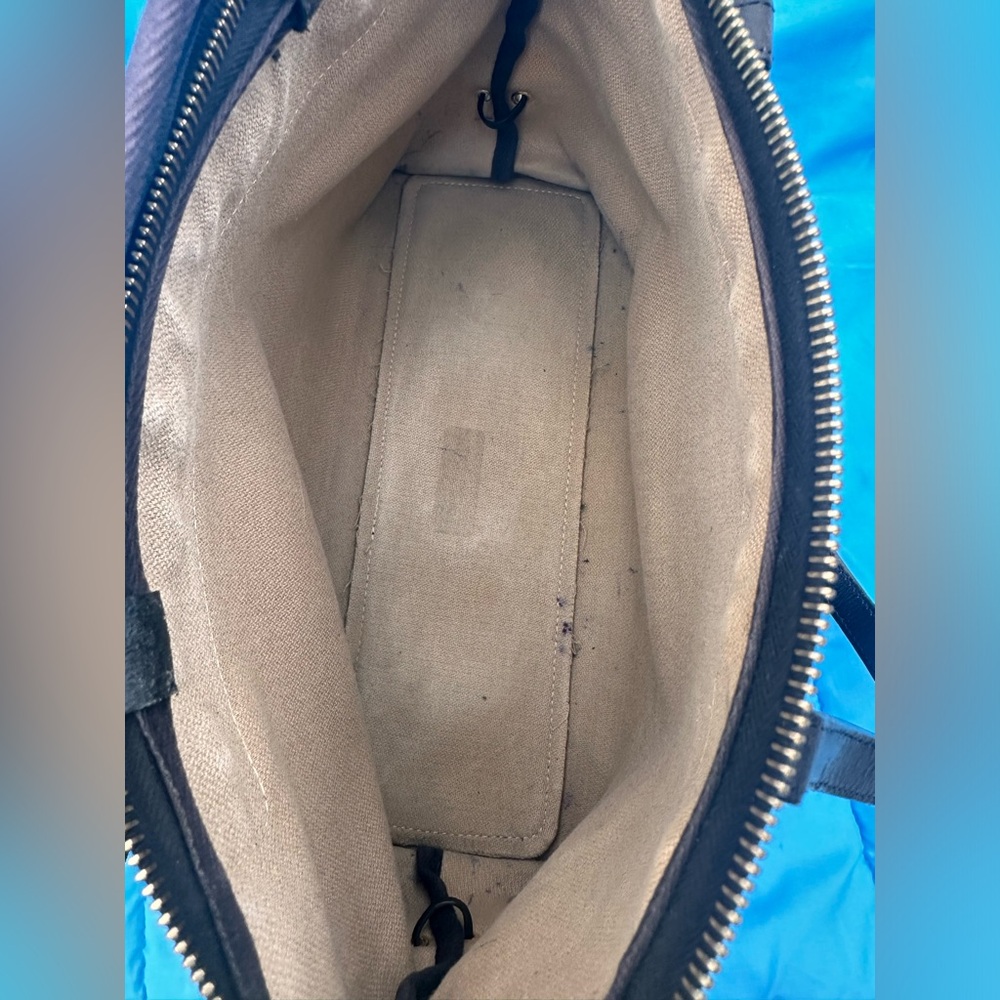 Dooney and Bourke Vintage Signature Monogram Tassel Black Gray Shoulder … - Picture 9 of 16